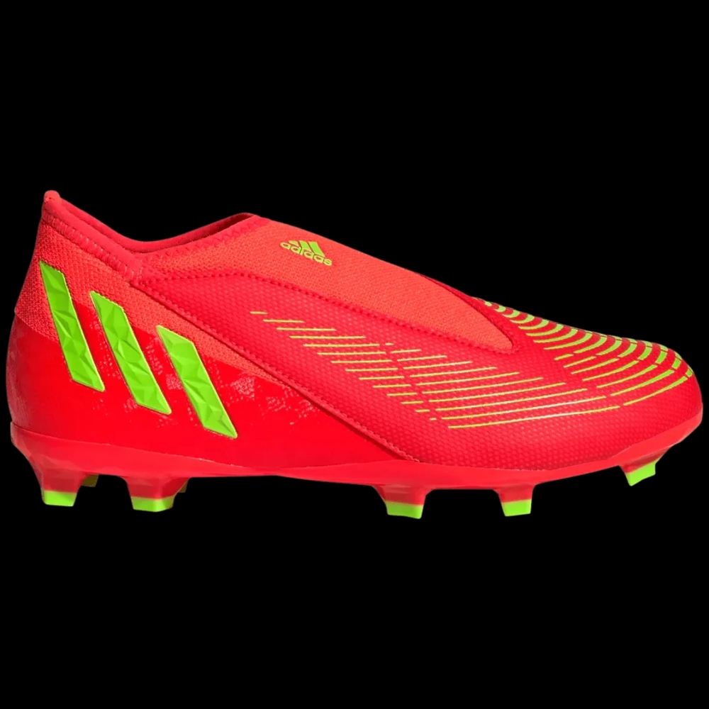Adidas Red and Green Athletic Soccer Cleats